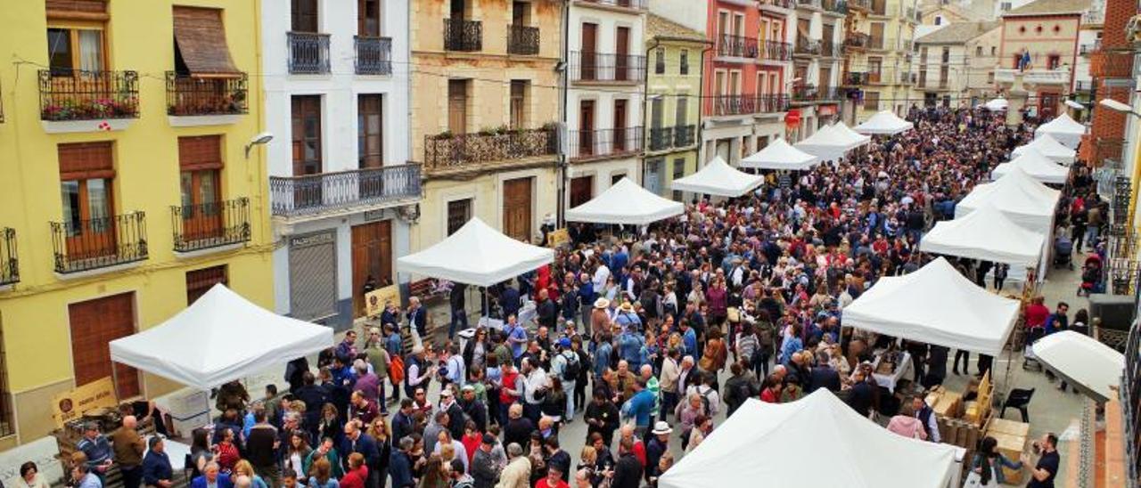 La Font de la Figuera fue 
escenario de la Mostra de 
Vins de Terres en 2018.