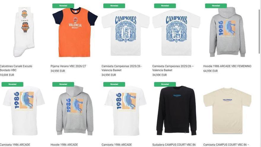 El Valencia Basket presenta una gran colección de ropa casual