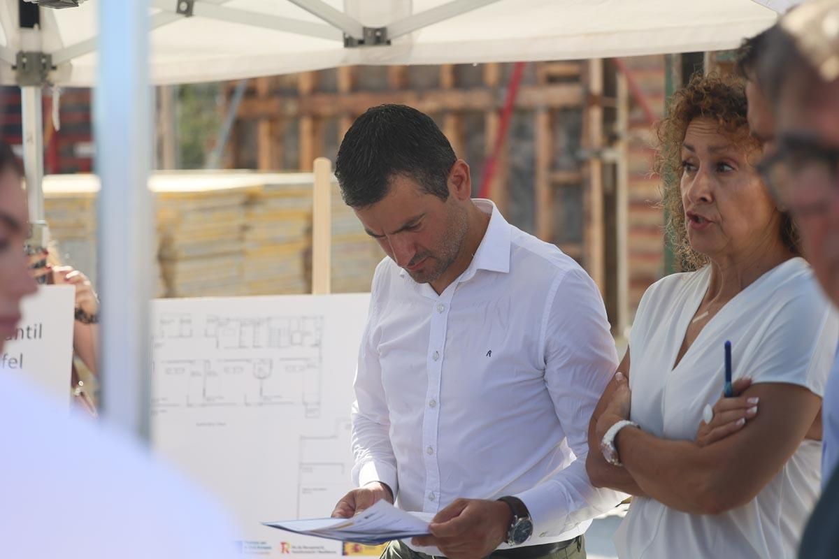 Galería: visita a las obras de la nueva escoleta de Sant Rafel