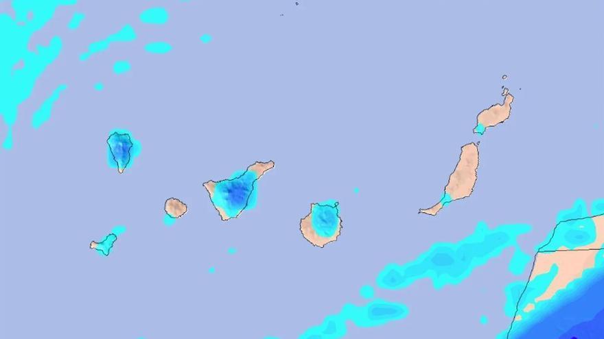 Stable Weather Forecast for Canary Islands with Strong Gusts Expected in Tenerife Peaks