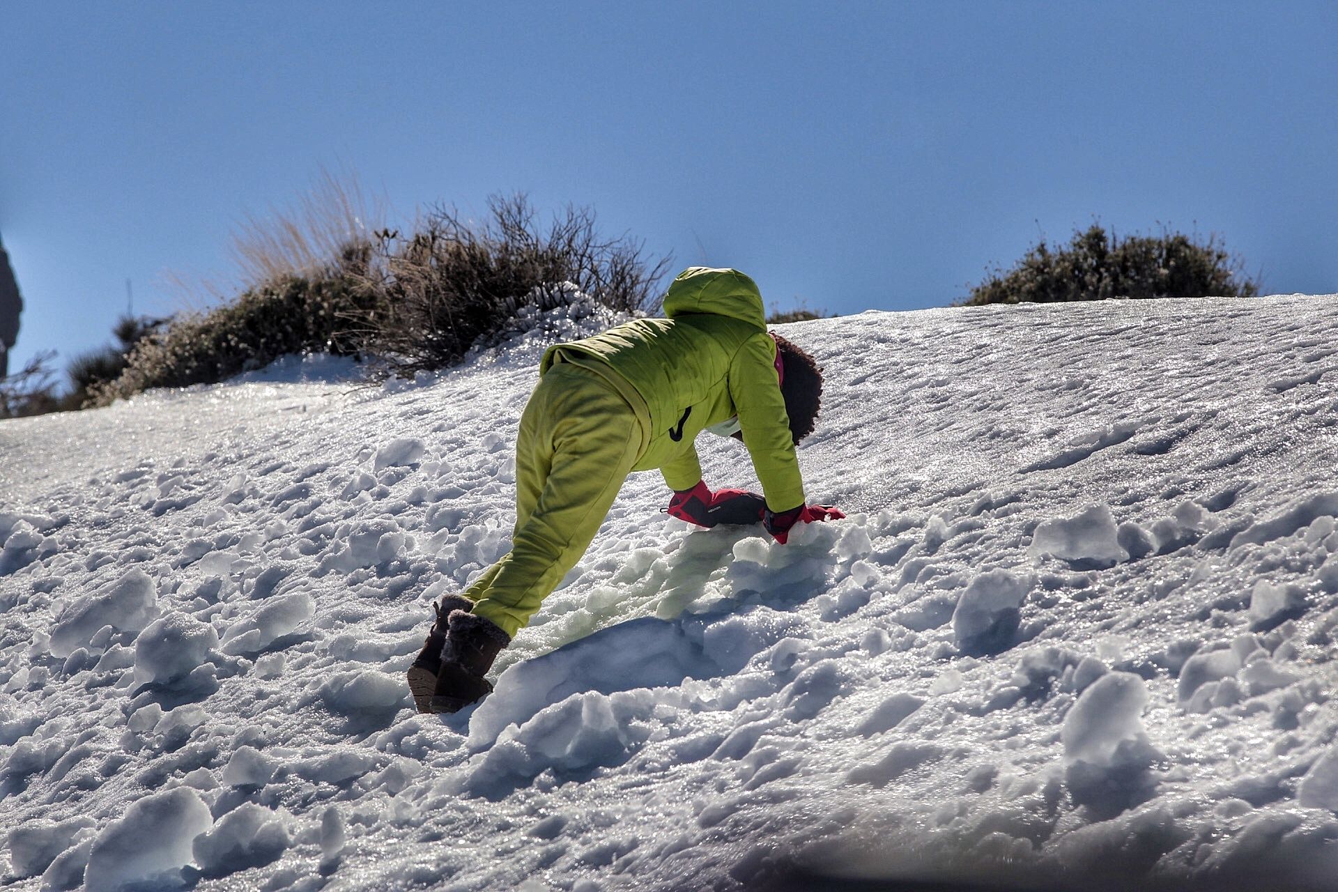 Jornada de nieve en El Teide