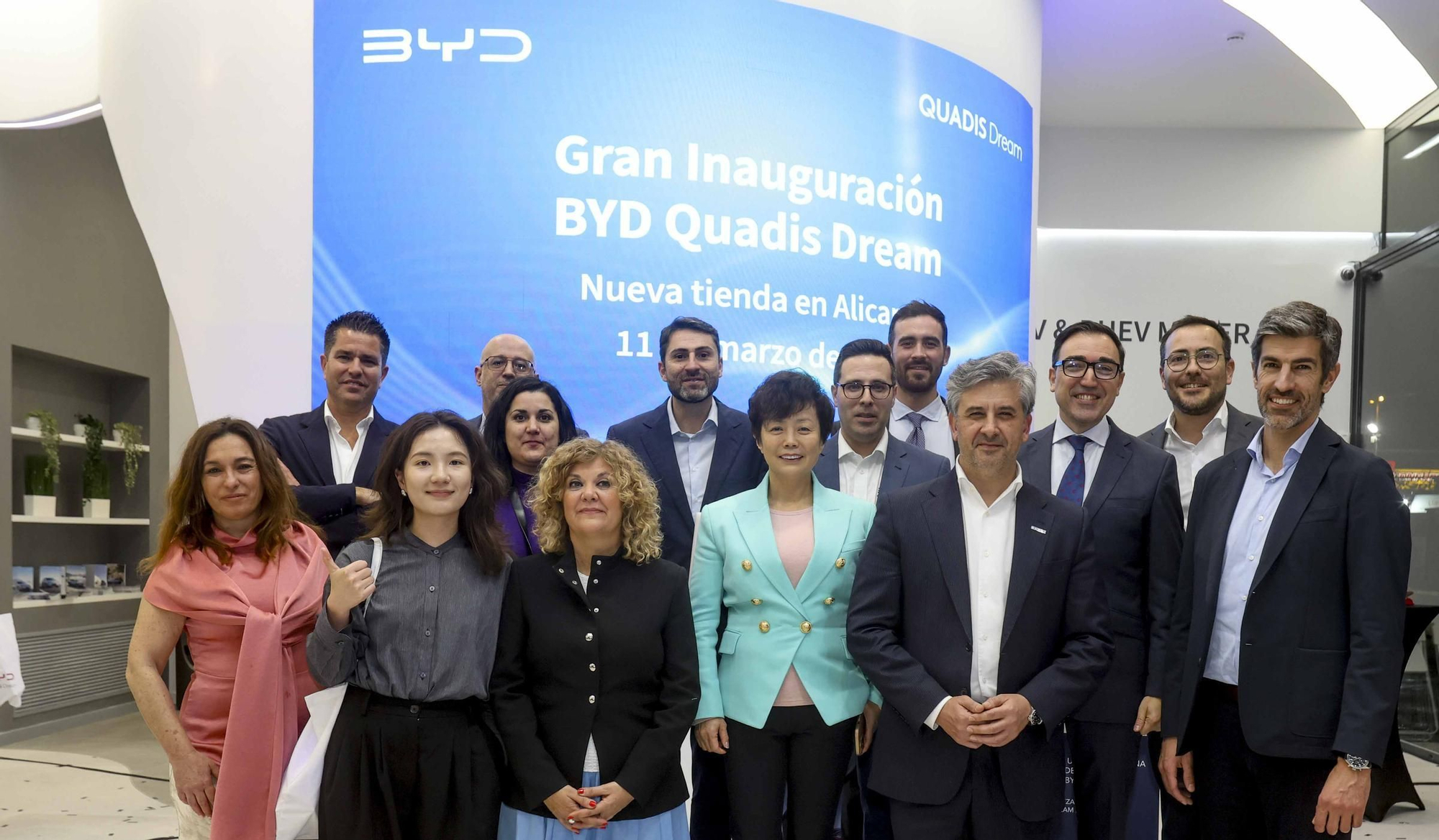 QUADIS Dream inaugura el primer centro BYD en Alicante.
