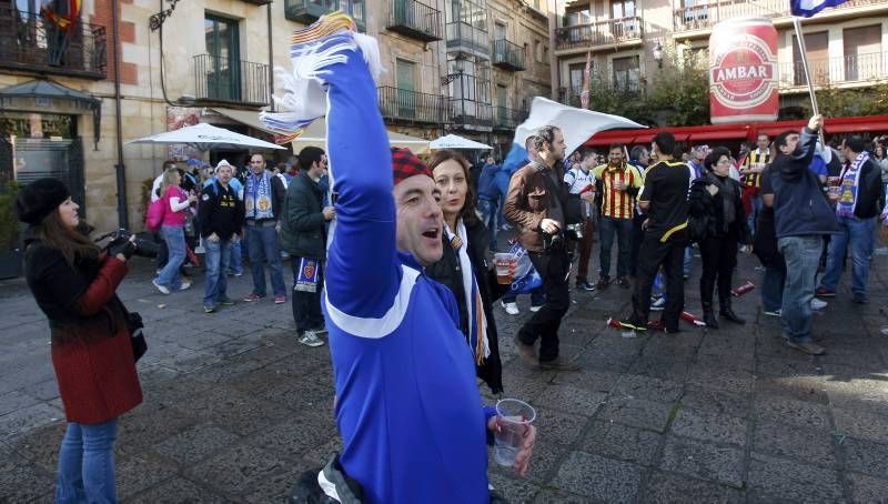 Las imágenes de las aficiones en Soria