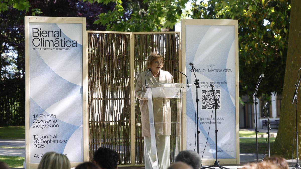 Inauguración de la Bienal  Climática en Avilés.