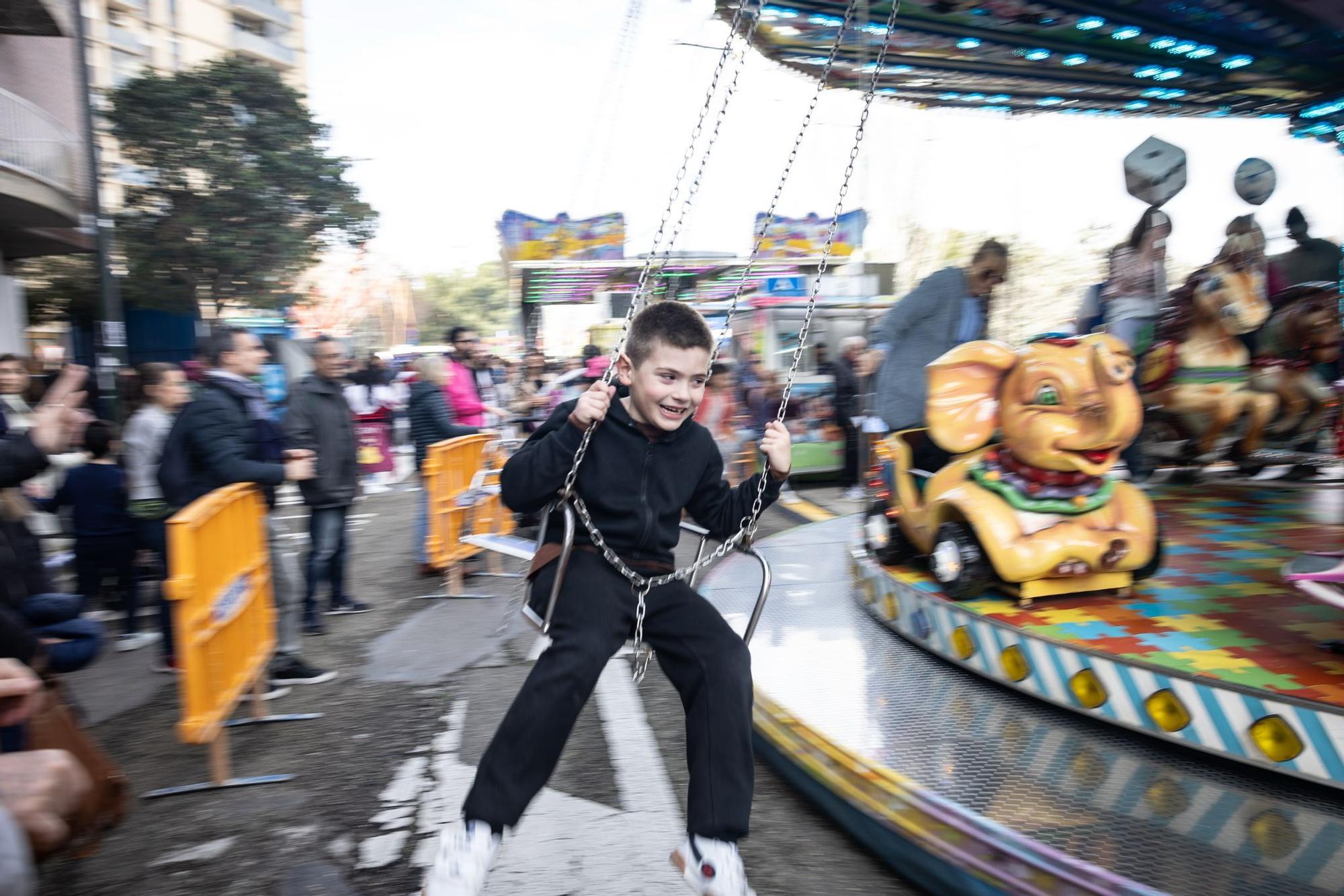 Las ferias vuelven a llenarse en el Tío Jorge tras un año de ausencia