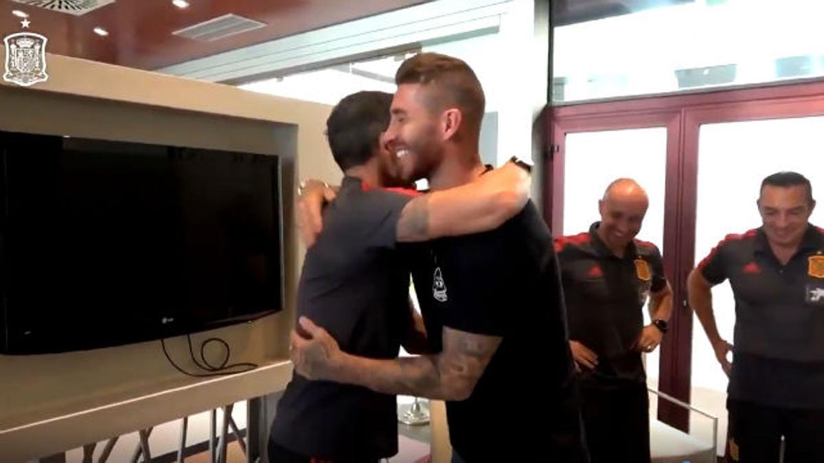 El vacile de Luis Enrique a Sergio Ramos