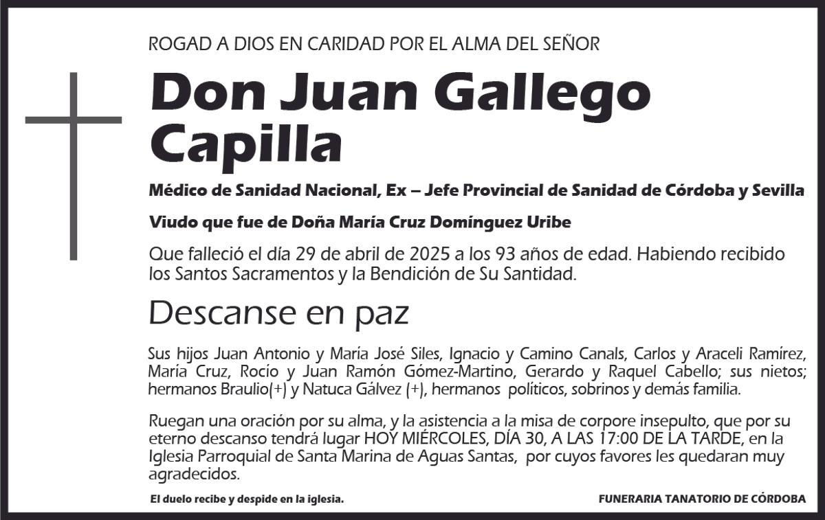 Juan Gallego Capilla