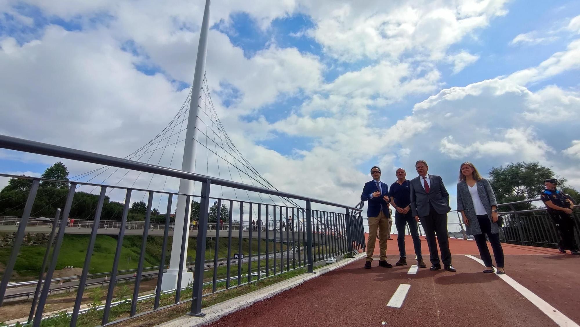 Inauguración del parque lineal de entrada a Oviedo por la "Y"