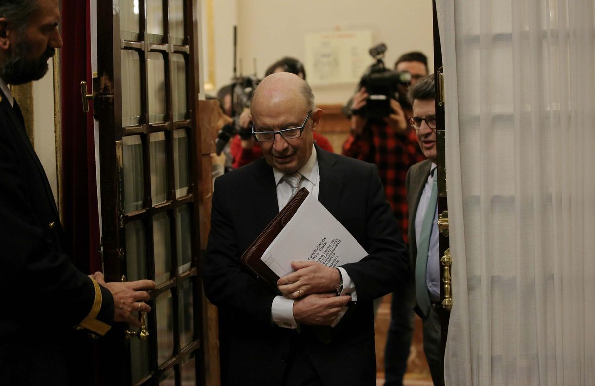 Cristobal Montoro, ex ministro de Hacienda, en una foto de archivo. Cristobal Montoro, ex ministro de Hacienda, en una foto de archivo.
