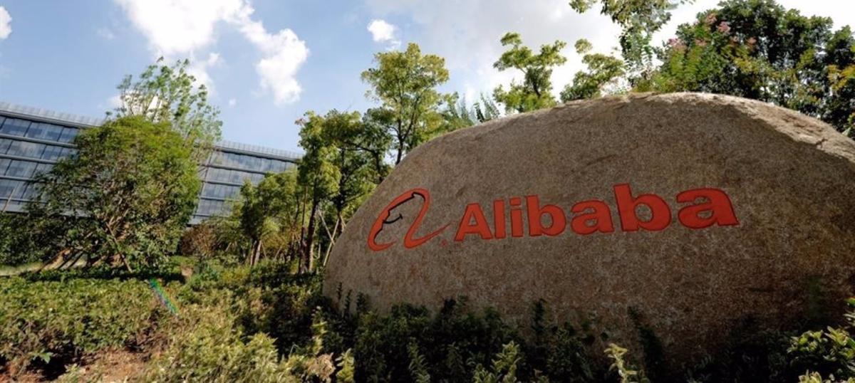 Una imagen de la sede de Alibaba.