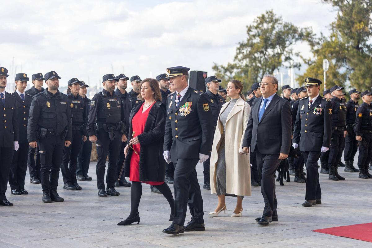 Francina Armengol, Marga Prohens i Alfonso Rodríguez.