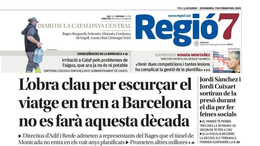 Portada de Regió7 aquest divendres