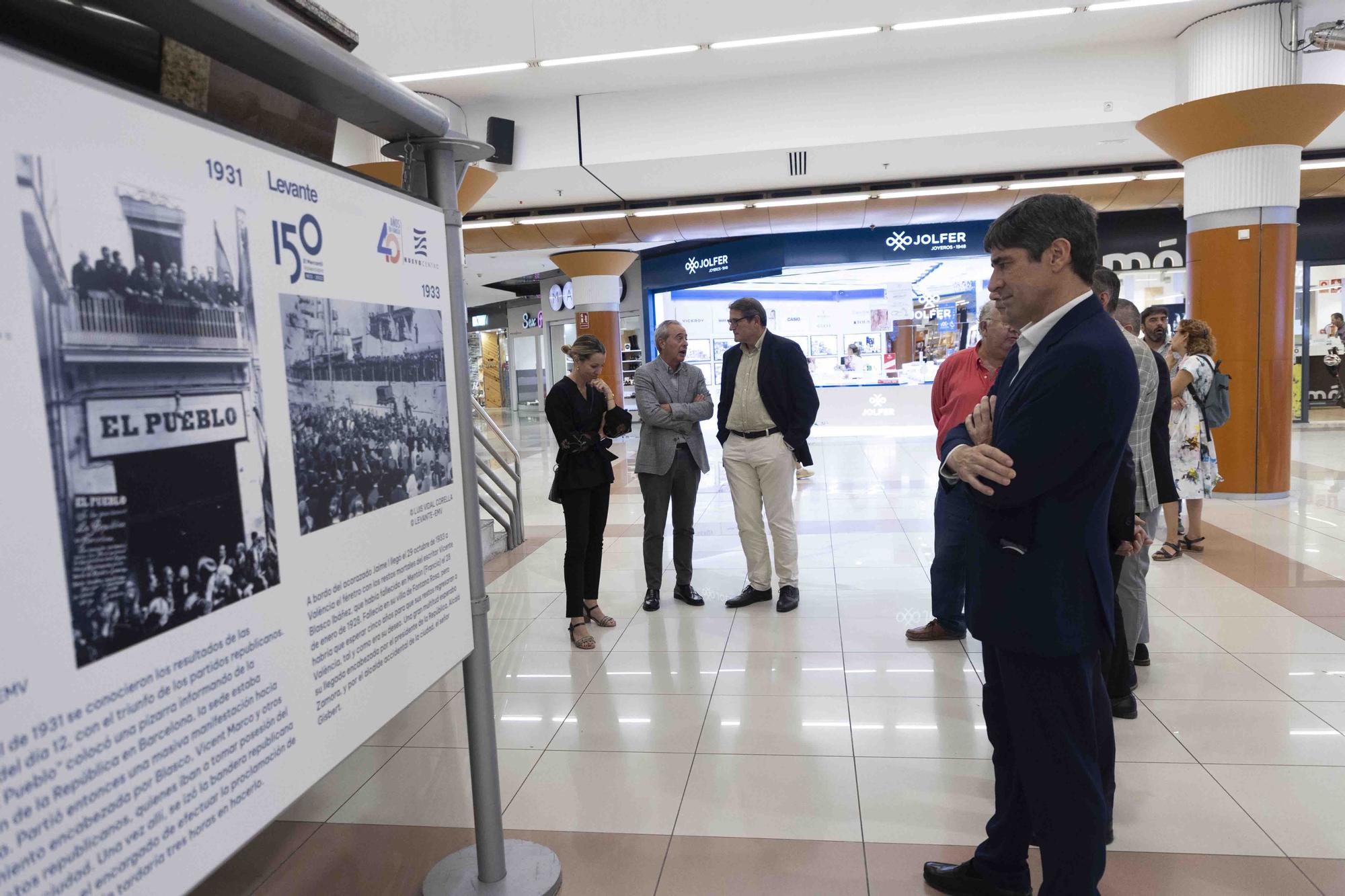 Inauguración de la exposición del 150 aniversario de Levante Emv