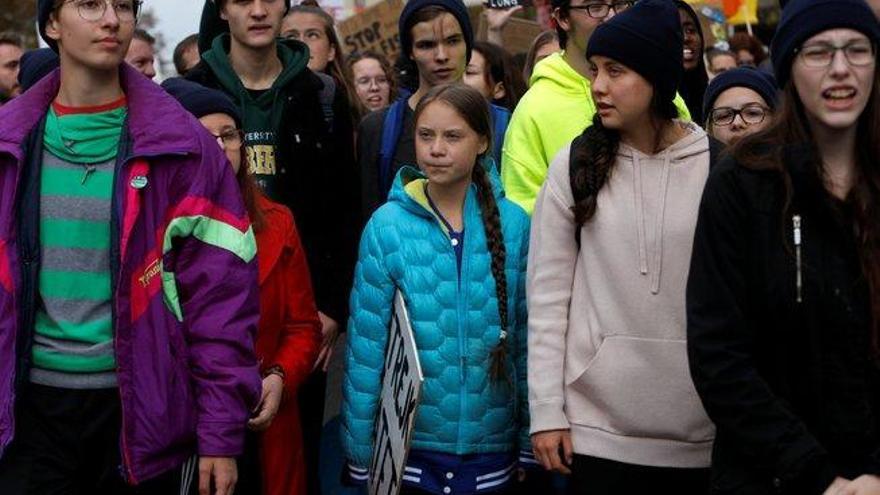 Greta Thunberg se manifiesta en Canadá contra la industria petrolífera