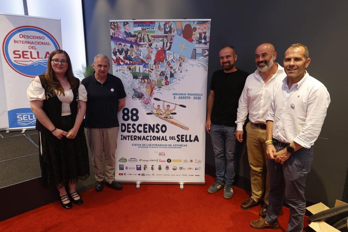 EN IMÁGENES: la presentación del Descenso Internacional el Sella, en Club LA NUEVA ESPAÑA