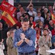Sánchez asiste a un acto de campaña del PSOe en Valladolid