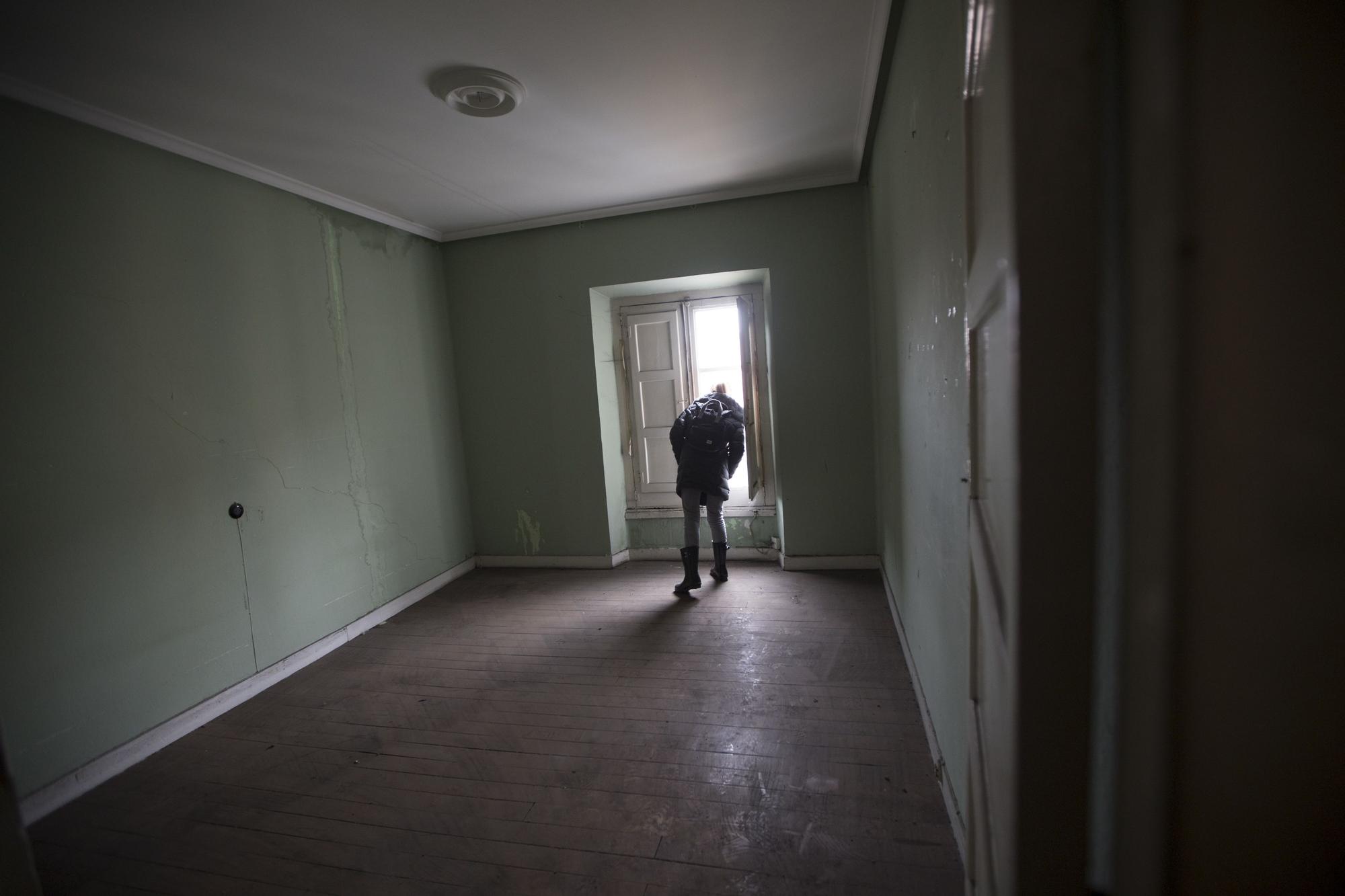 El interior del edificio del Café Colón, al desnudo