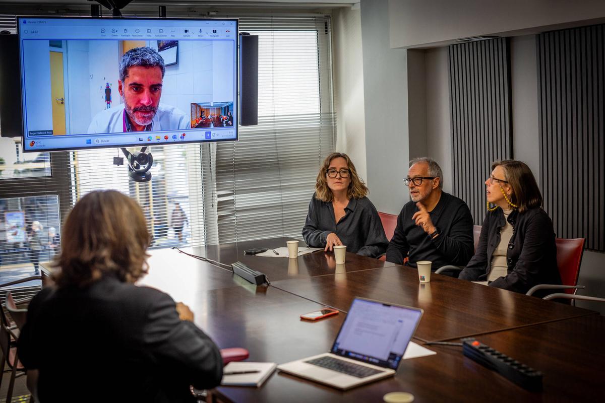Barcelona 27/10/2025 Sociedad Los responsables de Centros de Salud mental infanto-juvenil,que lanzan un manifiesto denunciando las insuficiencias graves del sistema. AUTOR JORDI OTIX