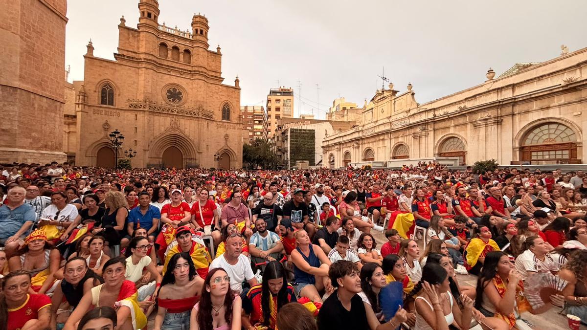 Así está la Plaza Mayor.