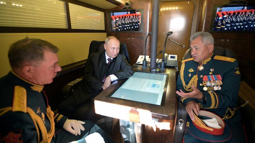 Putin supervisa los ejercicios de simulacro nuclear