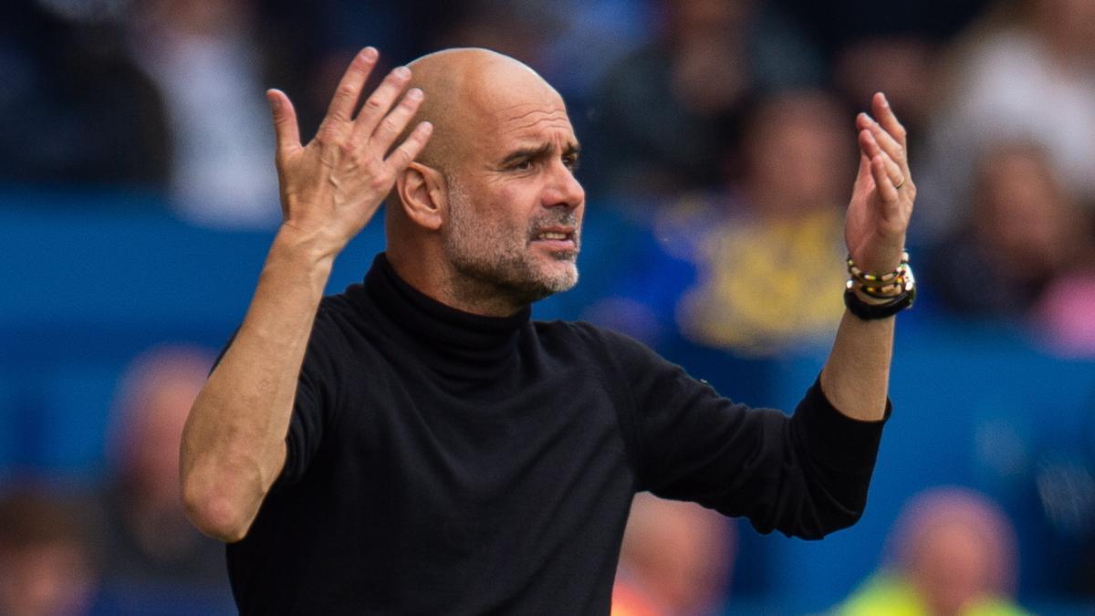 Guardiola, entrenador del Manchester City