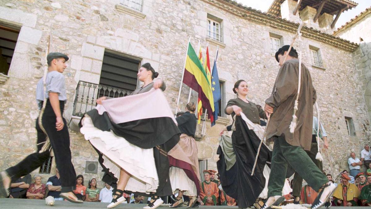 Imatge de la Festa de la Verema de 2001 celebrada a Capmany.