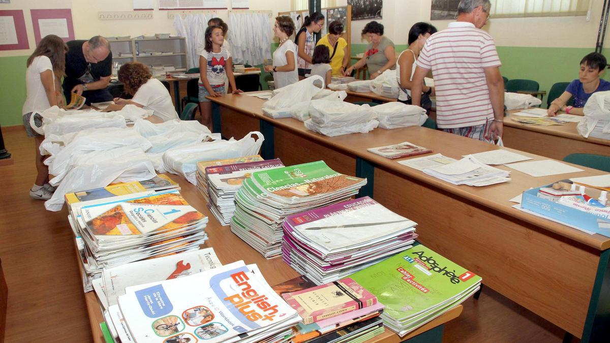 Organización de los libros en en programa Releo de un curso pasado