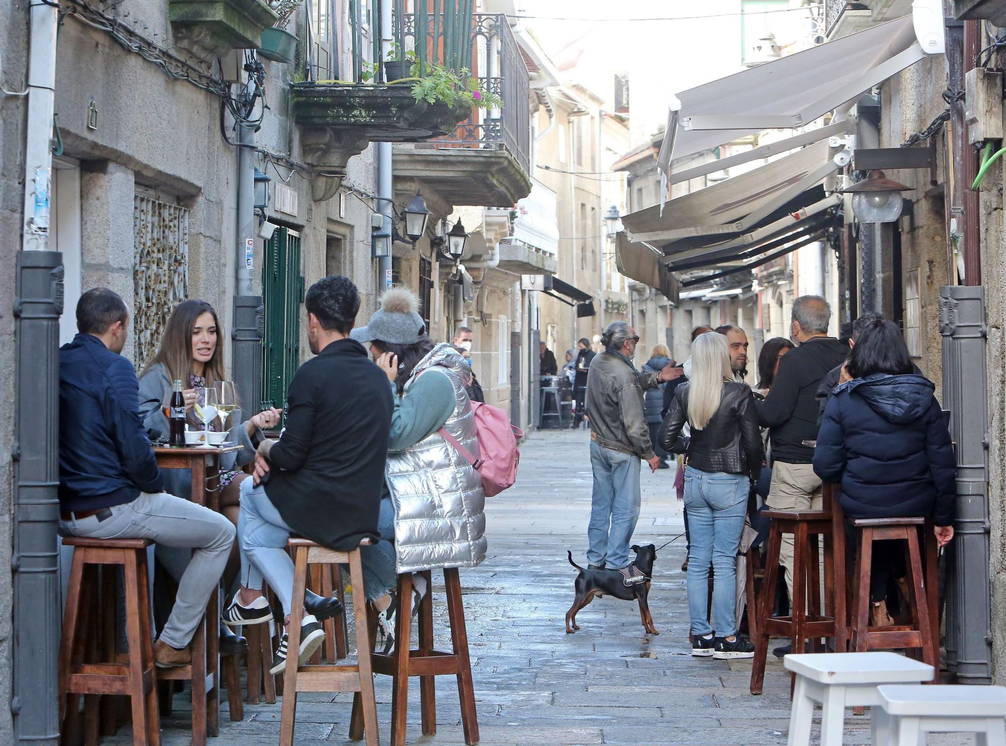 Baiona sí llena las terrazas