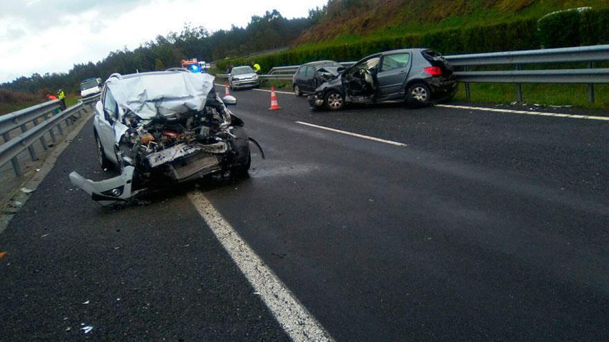 Estado de los vehículos implicados en el accidente.