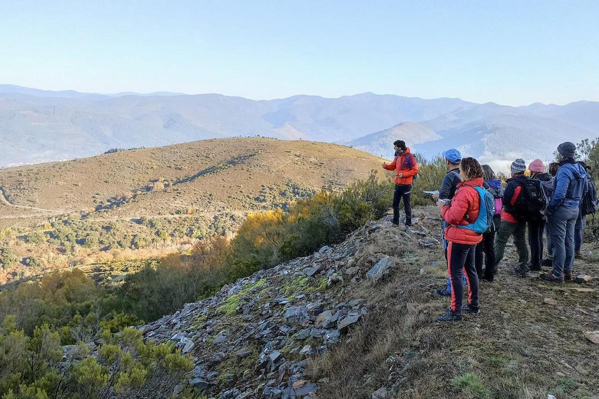 Turistas en la Ribeira Sacra ourensana