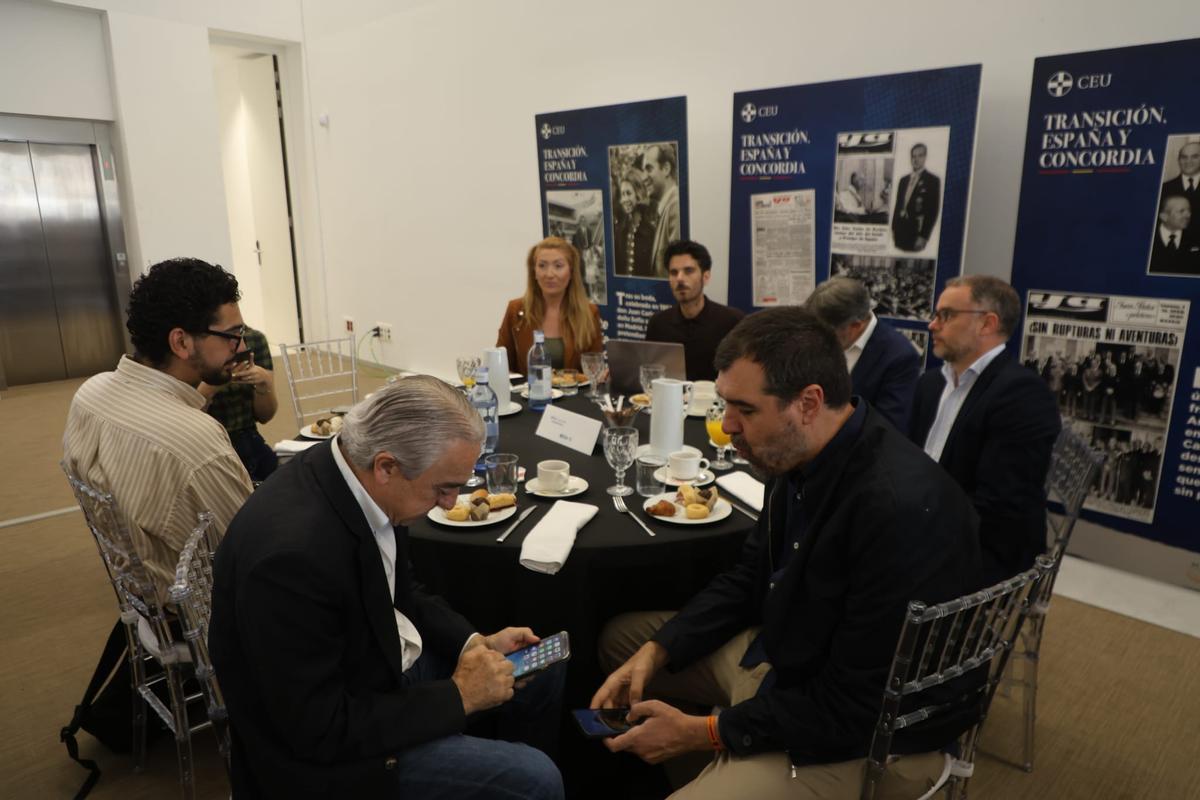 El encuentro informativo de Prensa Ibérica con el president Juanfran Pérez Llorca en imágenes El encuentro informativo de Prensa Ibérica con el president Juanfran Pérez Llorca en imágenes