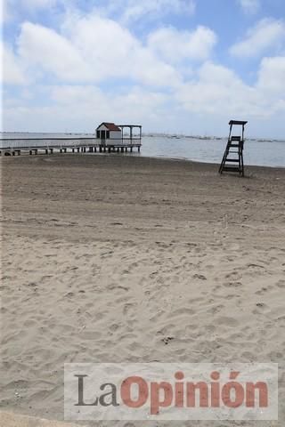 Ambiente en las playas de la Región durante el primer fin de semana de la 'nueva normalidad'