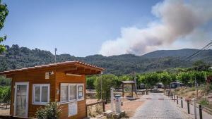 El camping afectado y cerrado de Caldes de Montbui