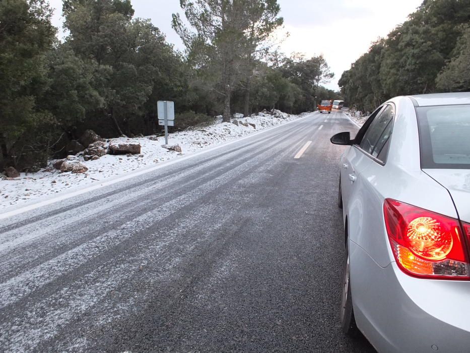 La nieve llega a Mallorca