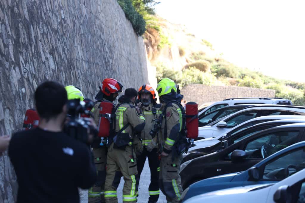 Incendio en una vivienda del barrio de San Blas en Alicante