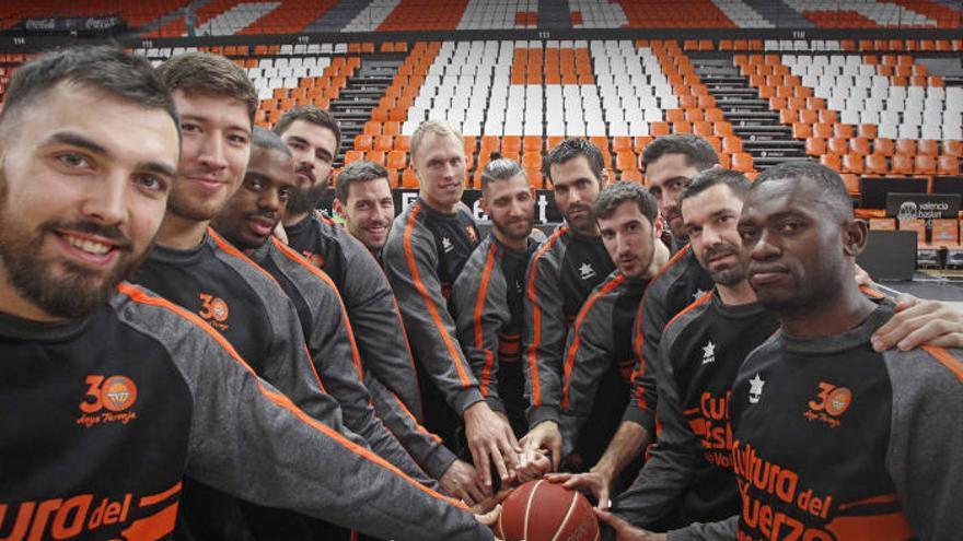 La plantilla del Valencia Basket, lista para la Copa