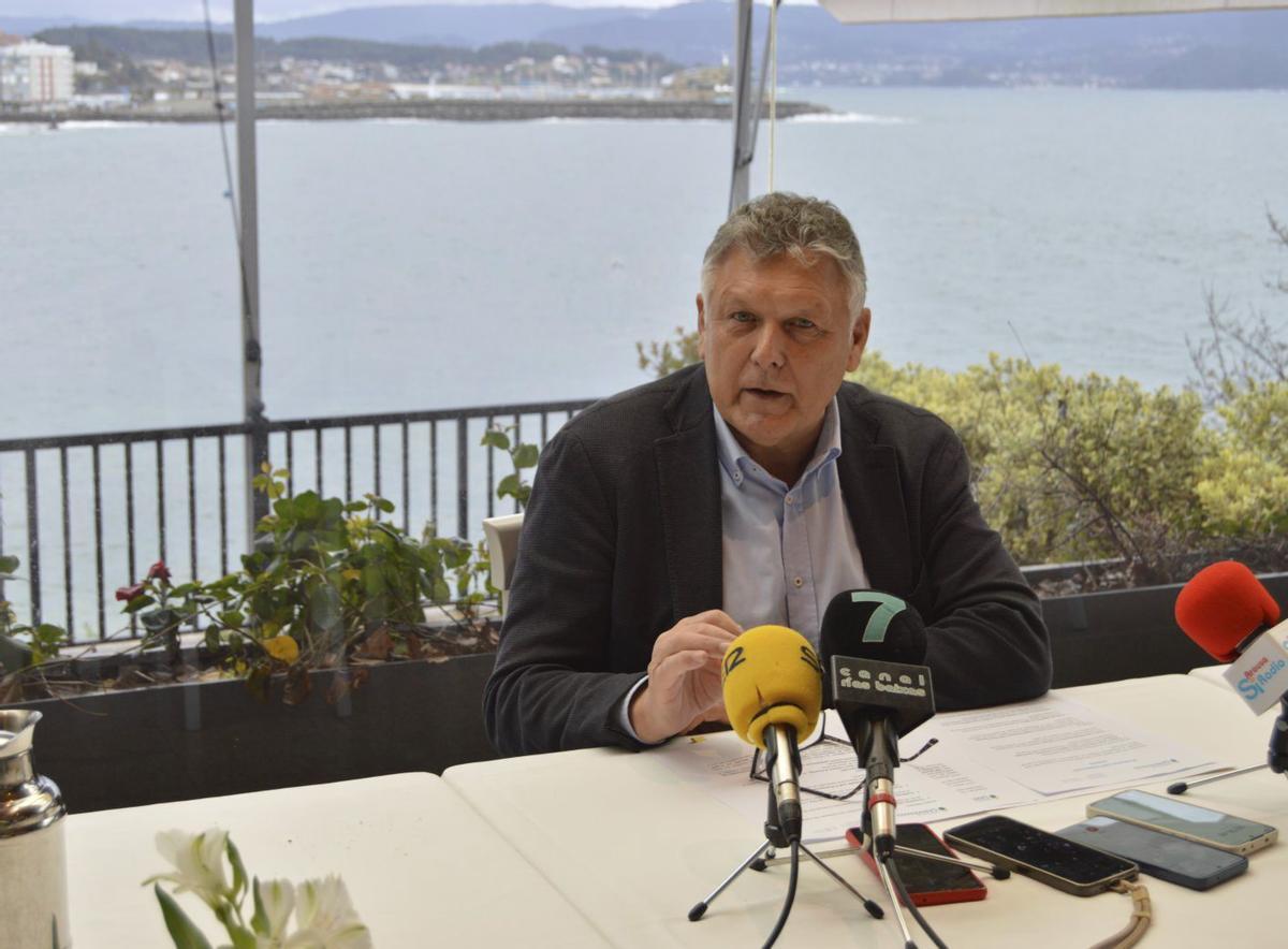 Telmo Martín, en su comparecencia de ayer.