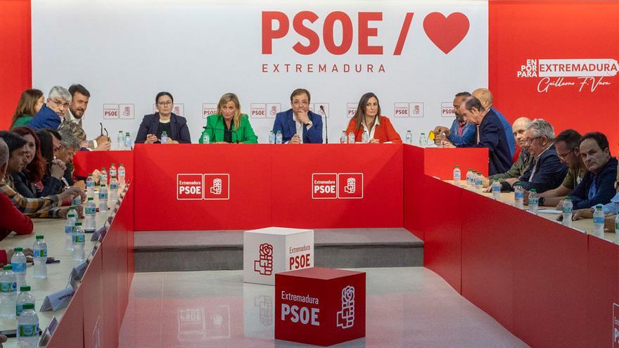 El PSOE extremeño celebra hoy la comisión que abordará el futuro del partido