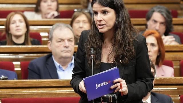 La líder de Junts al Parlament, Mònica Sales.