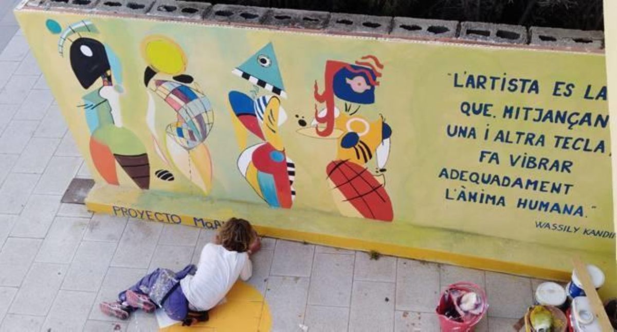 Arte al rescate de espacios degradados en El Campello