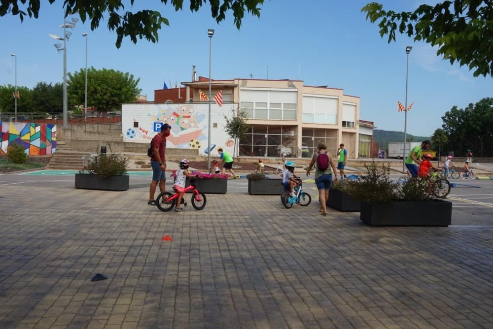 Circuit infantil de bicicletes a càrrec de Dinamic Guie en el marc de la Festa Major de Sant Salvador de Guardiola 2020