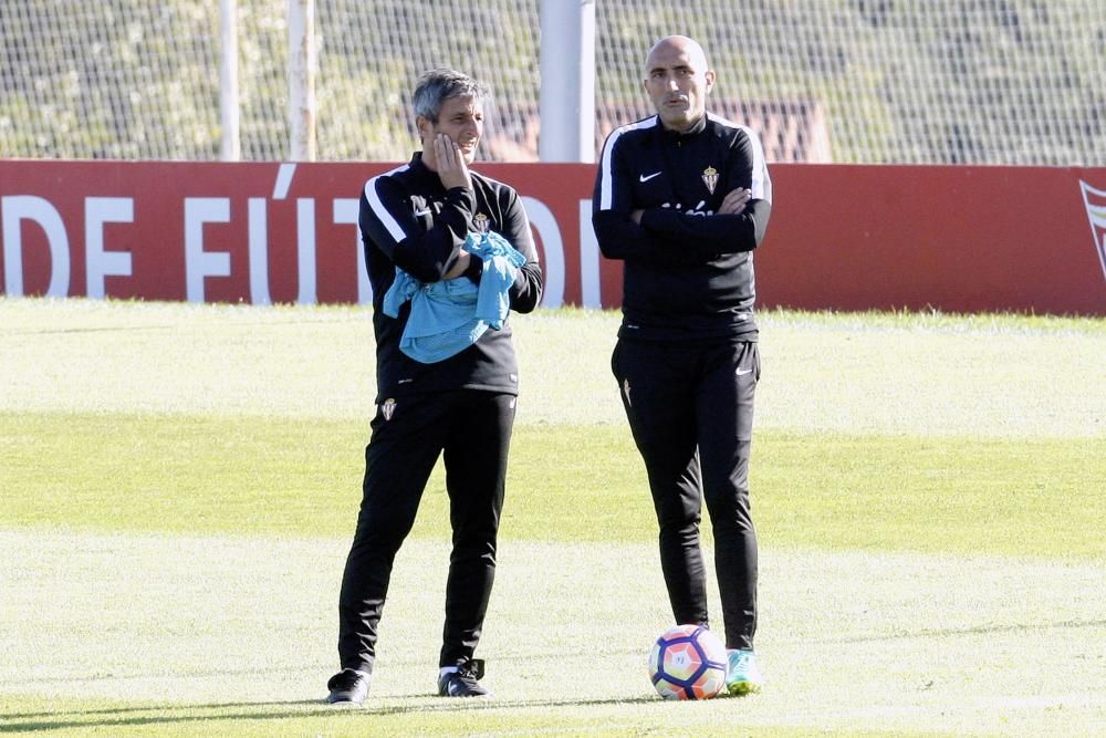 Entrenamiento del Sporting