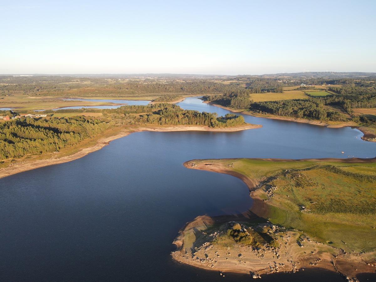 Panorámica do río Xallas.