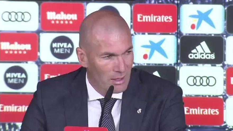 Zidane: "Jugar para nada es complicado"