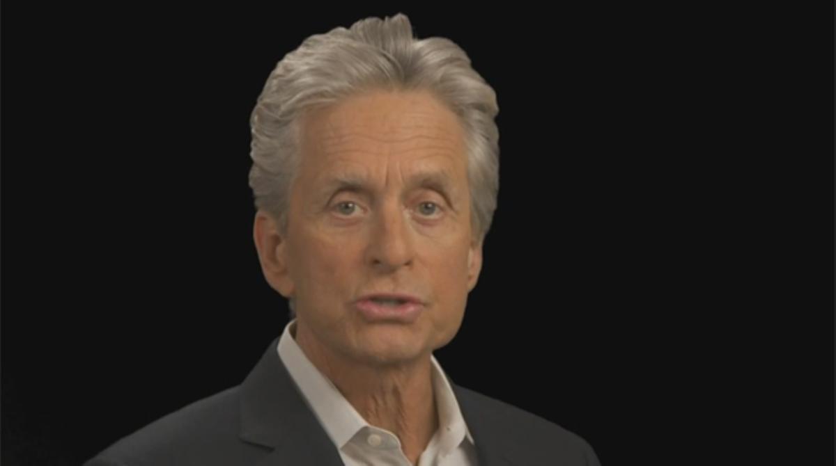 Michael Douglas, en l’anunci de l’FBI.