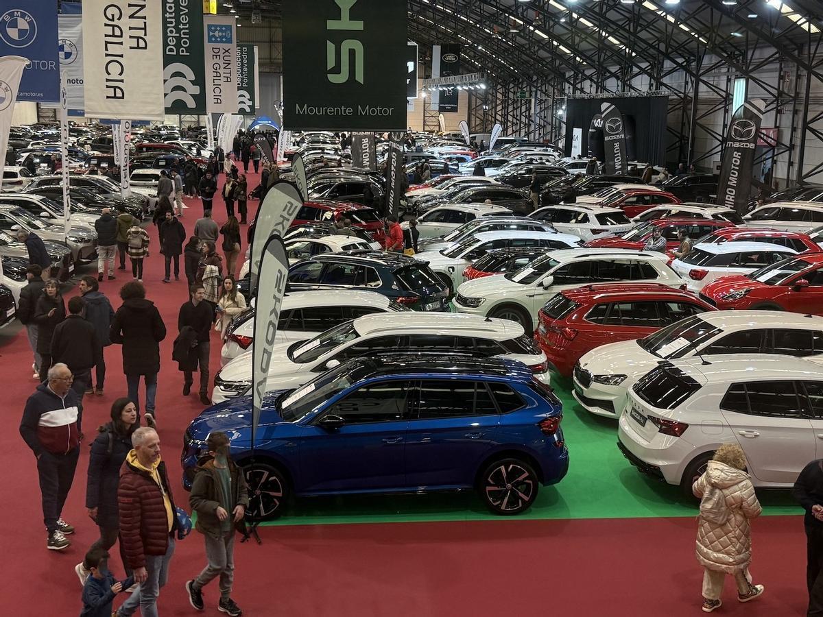 Asistentes a la pasada edición de MotorOcasión en el Ifevi en Vigo.