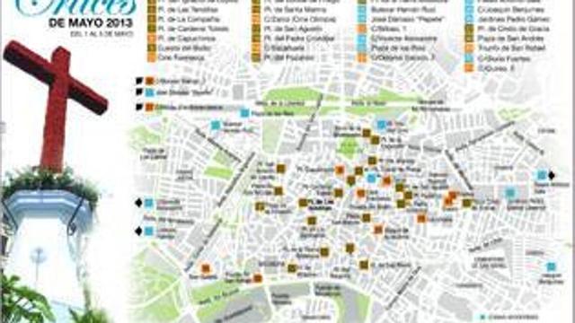 Descárgate el plano de Córdoba con las cruces de mayo