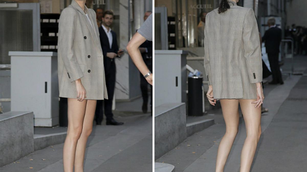 Kendall Jenner, con su adaptación del traje de oficina para mujer.