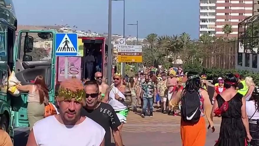 Maspalomas se llena de gente para su Gran Cabalgata