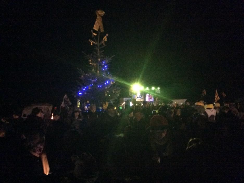 Prop de 3000 persones celebren el Cap d'Any a l'es